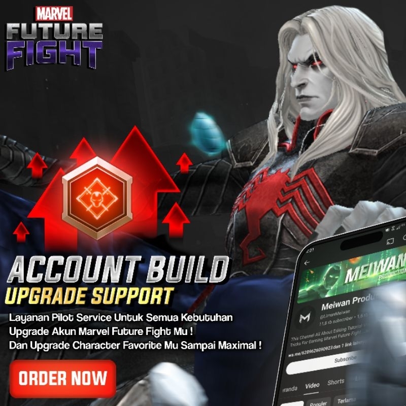 Jual Build Setup Card And Character Upgrade Support Marvel Future