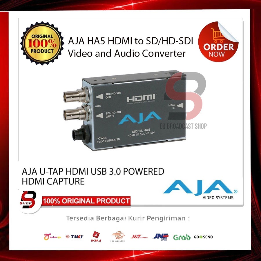 AJA HA5 HDMI to SD/HD-SDI Video and Audio Converter