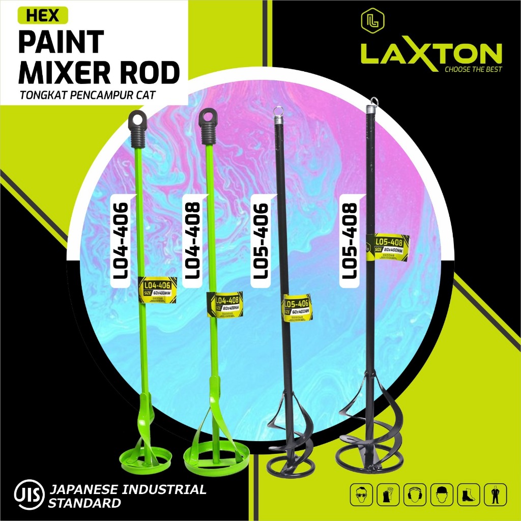 Jual Laxton tongkat pengaduk cat tangkai mixer cat tongkat mixer semen ...
