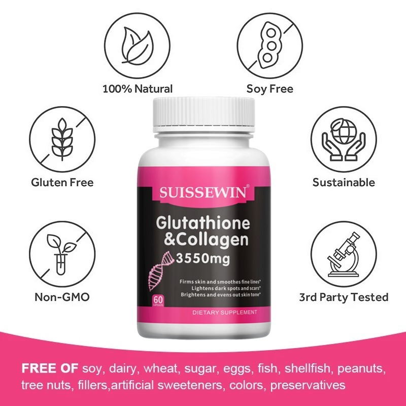 Jual Suplemen Glutathione & Kolagen - Mendukung Kulit Halus dan Cerah Alami  | Shopee Indonesia