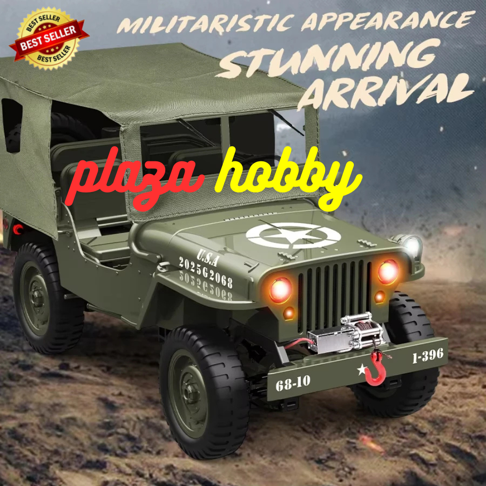 Jual Jjrc C8815 Jeep Willys Military Rc Car Crawler Off-road Full Propo 