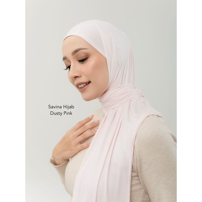 Savina Hijab Tencel By Iskanti Pashmina Oval Instant Dengan Material Tencel
