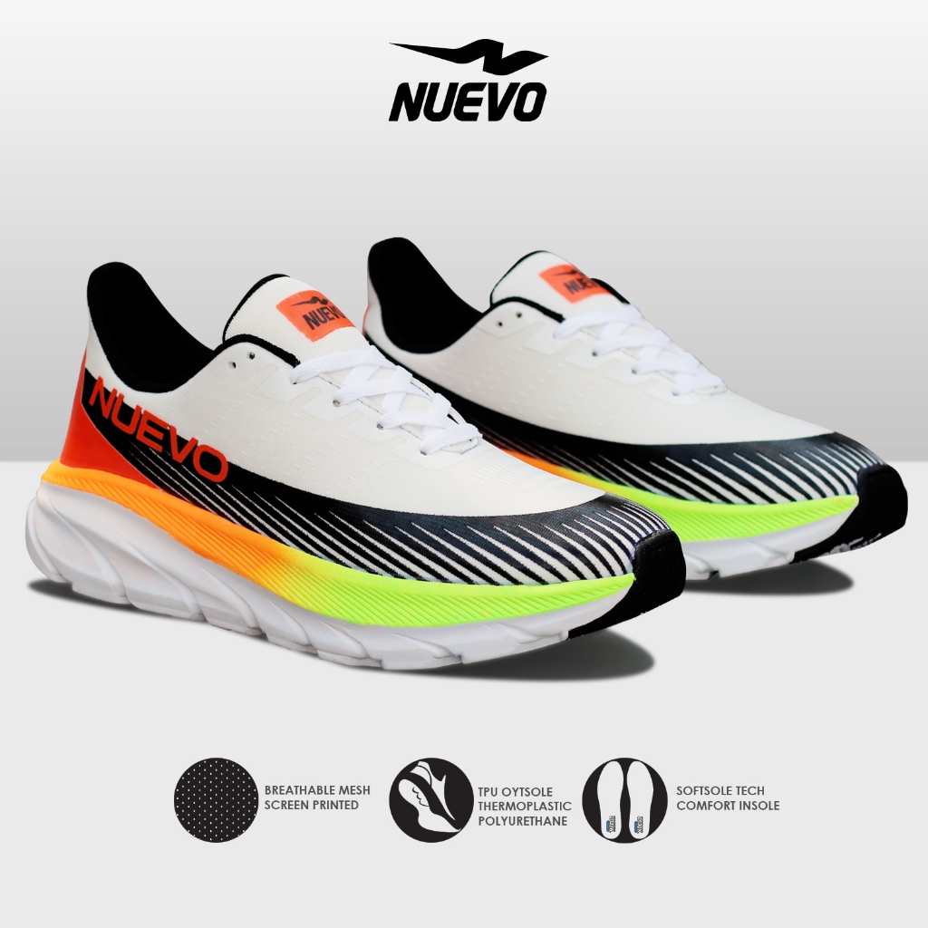 Jual NUEVO - Dexter Grey Stabilo Sepatu Olahraga Pria Joging