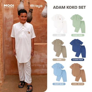 Mooi Adam Koko Set Setelan Koko Anak Raya Collection