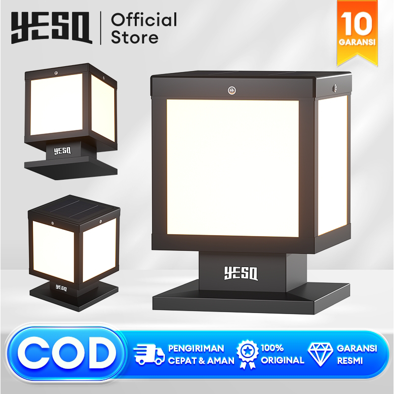 Jual YESQ Lampu Taman Tenaga Surya Outdoor Led Otomatis Remote sensor ...