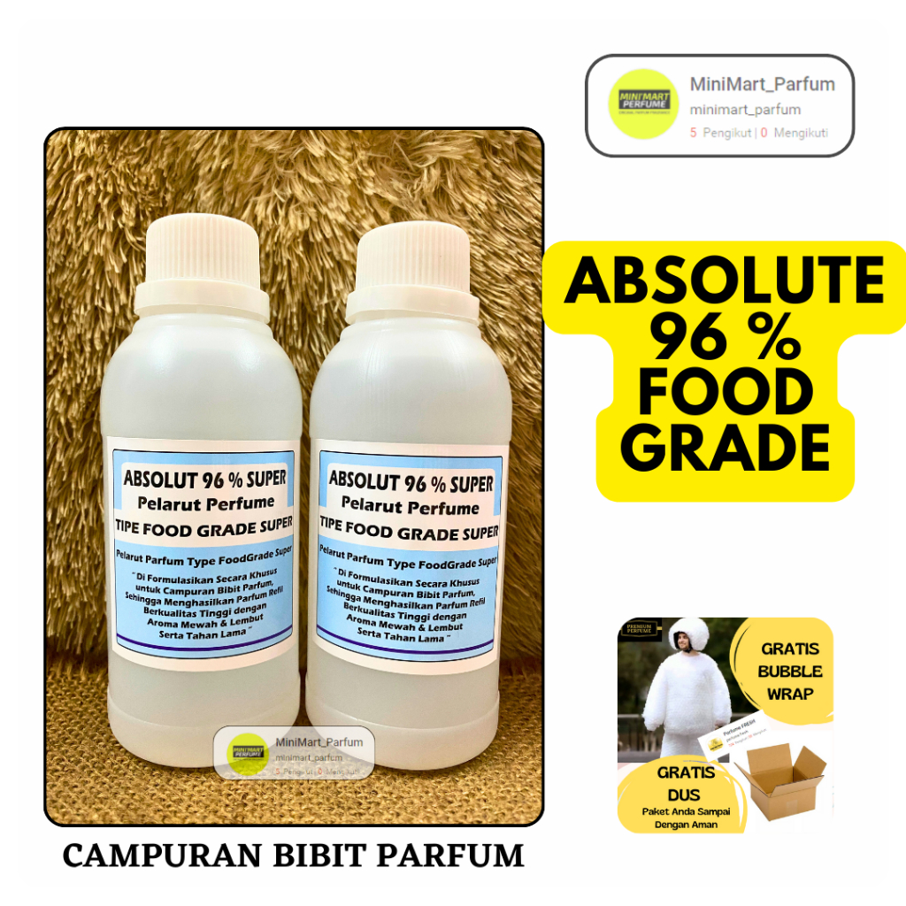 Jual Campuran Khusus Bibit Parfum ABSOLUTE 96 FOODGRADE