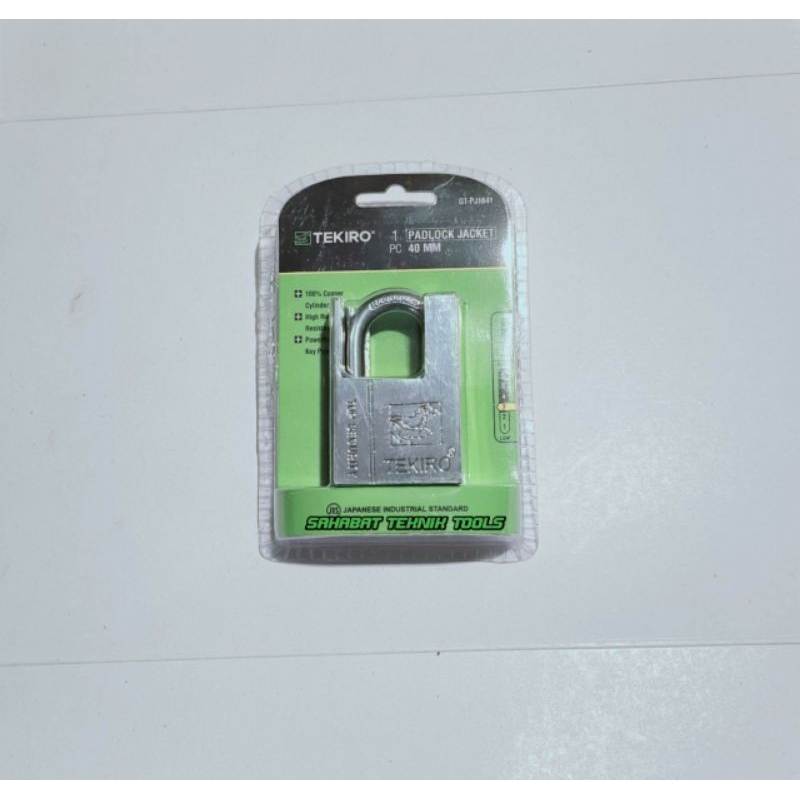 Jual Tekiro Gembok Jacket Ukuran 40 mm / Gambok Type Jacket / Padlock ...