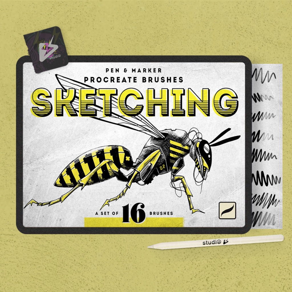 Jual Procreate Brush - MKS Sketching Brushes | Shopee Indonesia