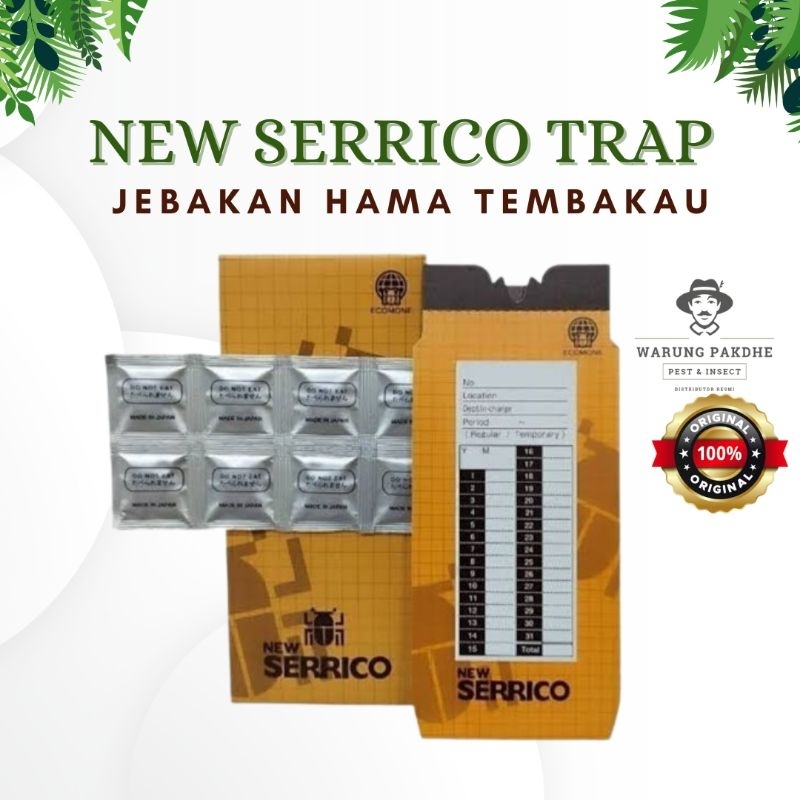 Jual NEW SERRICO TRAP ISI 10 STRIP JEBAKAN HAMA TEMBAKAU PERANGKAP ...