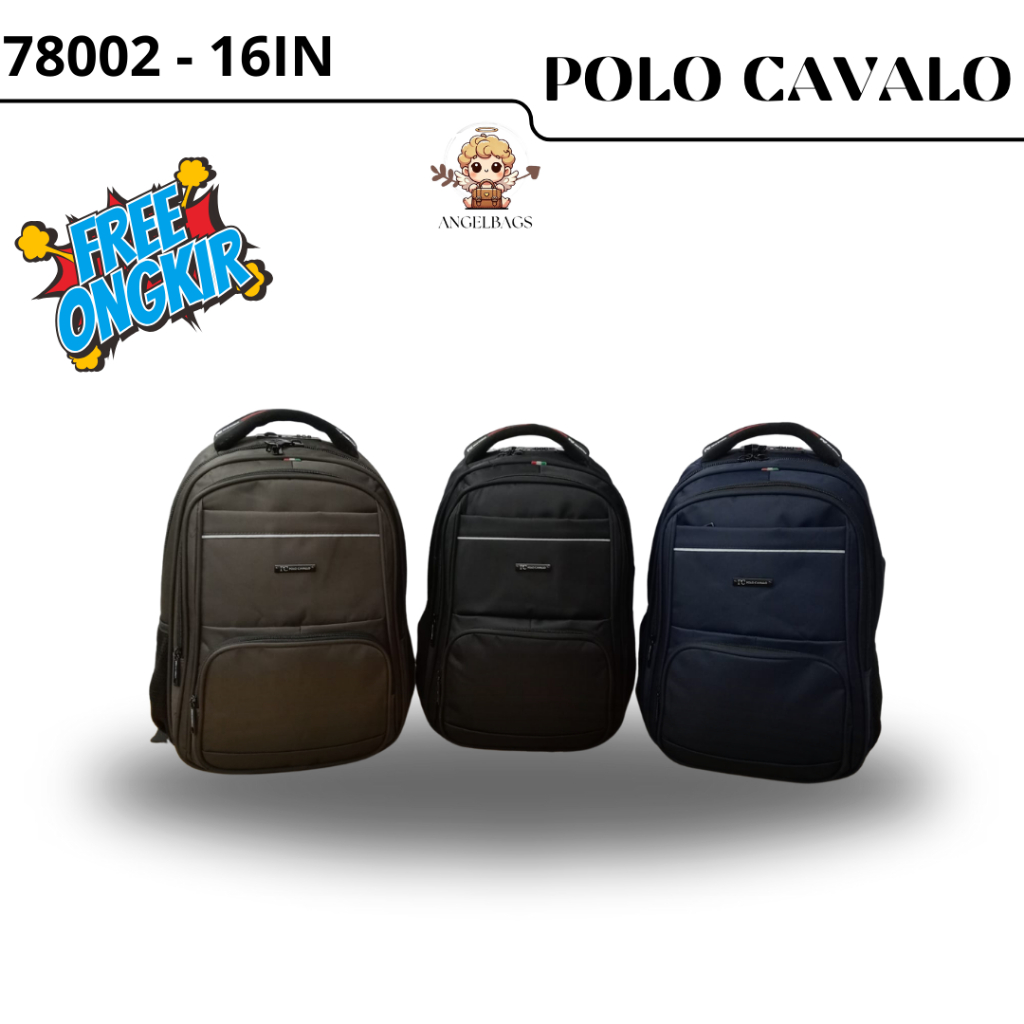 Jual Ransel Pria Polo Cavalo Ukuran 16inch dengan Kunci Tsa - Backpack ...