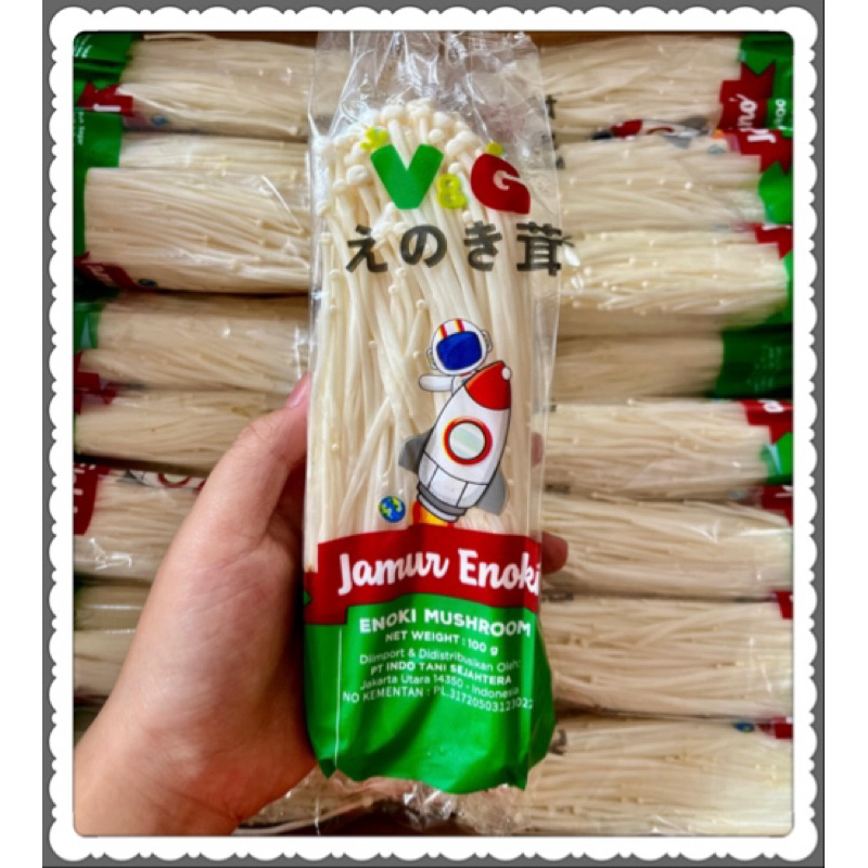 Jual Jamur Enoki Apollo 100gr sudah BPOM n Halal MUI - Enoki Mushroom ...