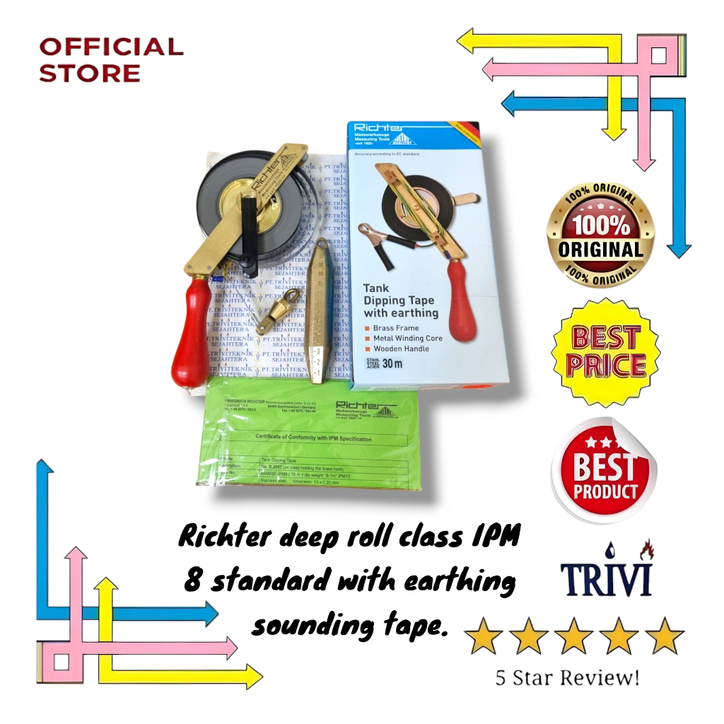 Jual Richter deep roll class IPM 8 standard with earthing sounding tape ...