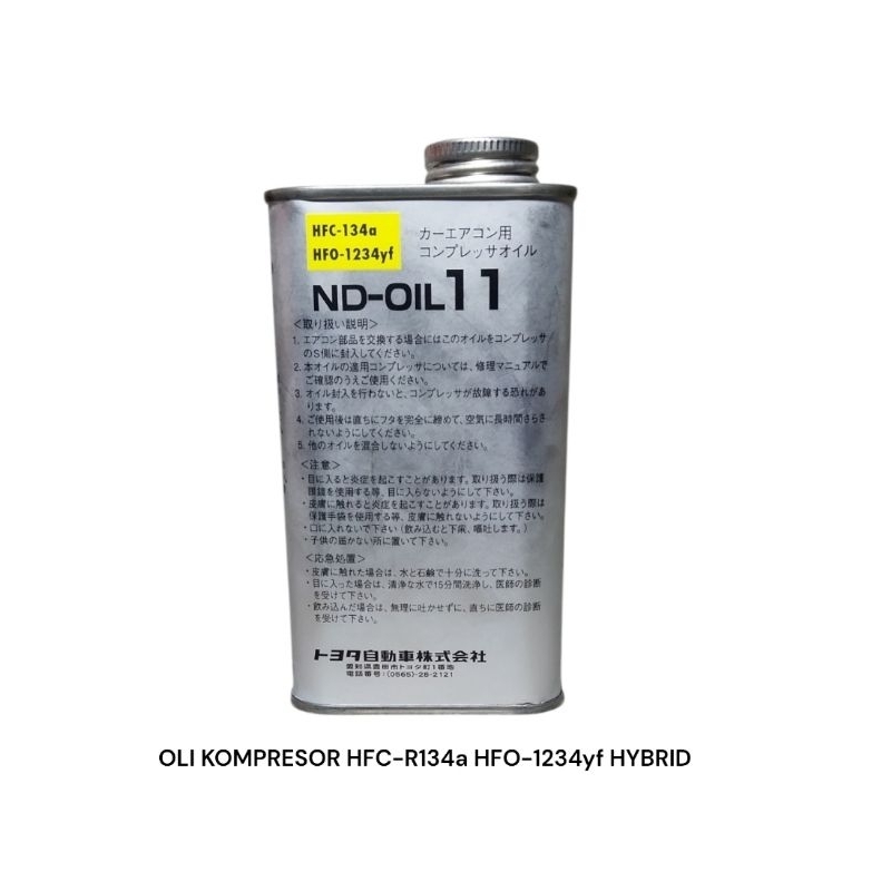 Jual OLI KOMPRESOR ND-OIL11 OLI COMPRESSOR AC R134a R1234yf HYBRID ASLI ...