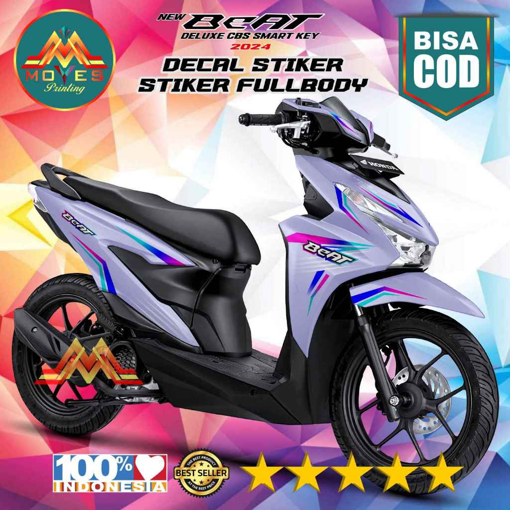 Jual Bisa Cod. Decal Stiker Full Body New Beat Deluxe 2024 List Bunglon ...