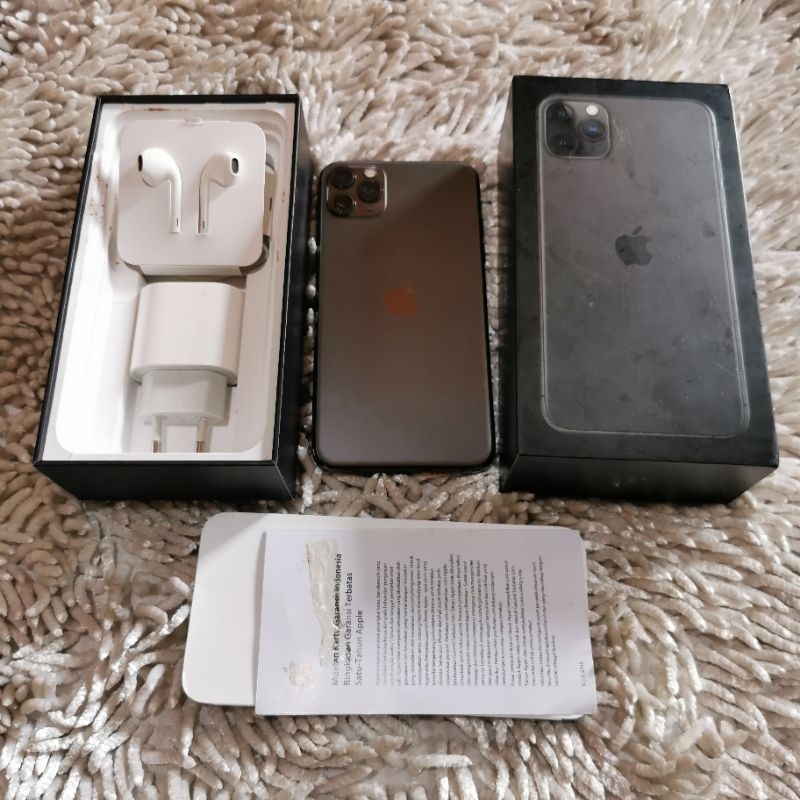 Jual IP 11 Pro Max 512GB 256GB 64GB Garansi resmi Fulset | Shopee Indonesia