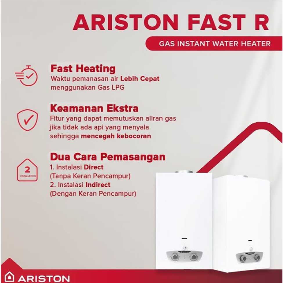 Jual ARISTON WATER HEATER - 5 LITER - GAS INSTANT WATER HEATER ...