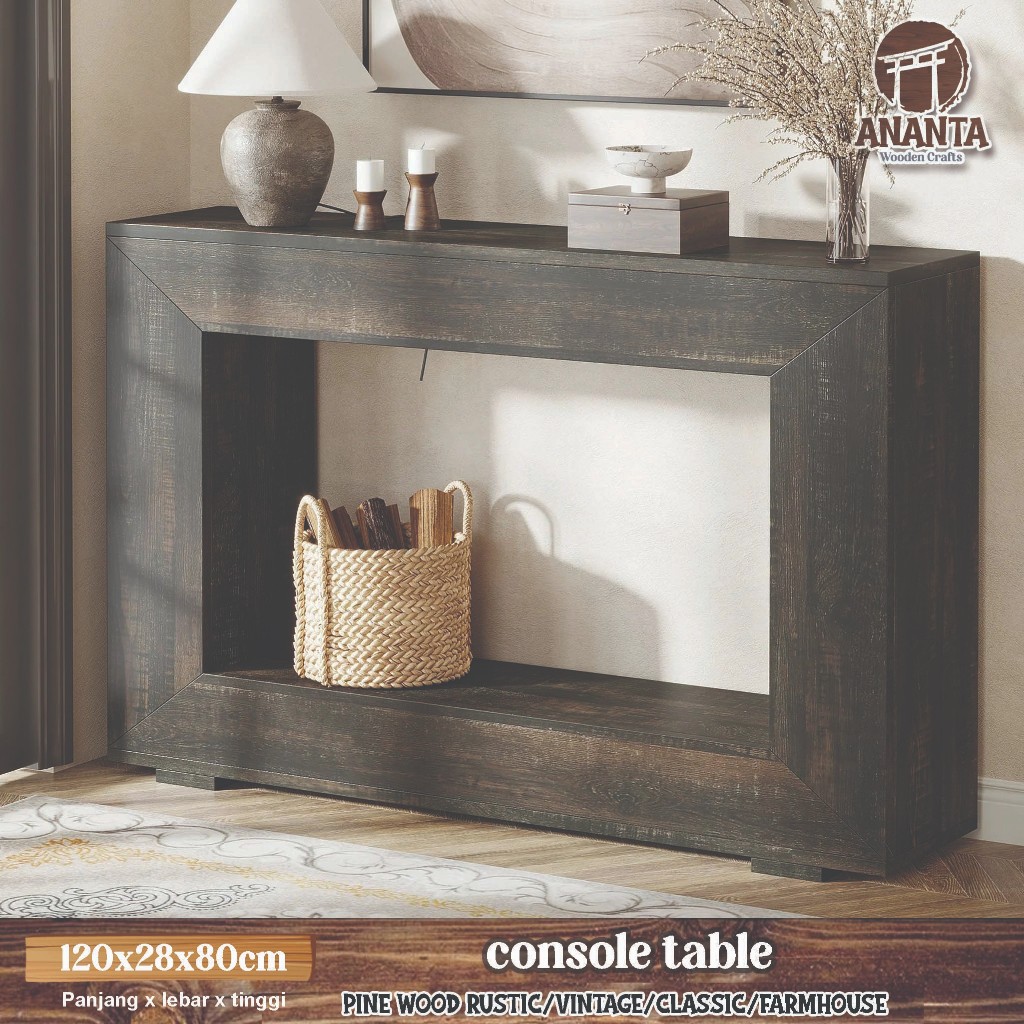 Jual meja konsol console table 120x28x75 cm | Shopee Indonesia