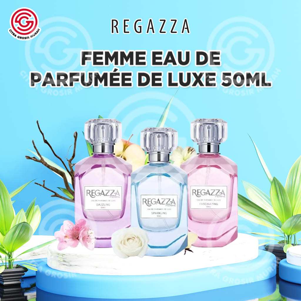 REGAZZA Femme Eau De Parfumée De Luxe 50ml || Regazza Parfum Wanita Mewah  || Luxury Parfume