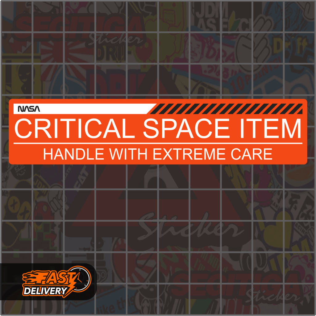 Jual Sticker Critical Space Item Ukuran 9.5x2 Cm | Shopee Indonesia