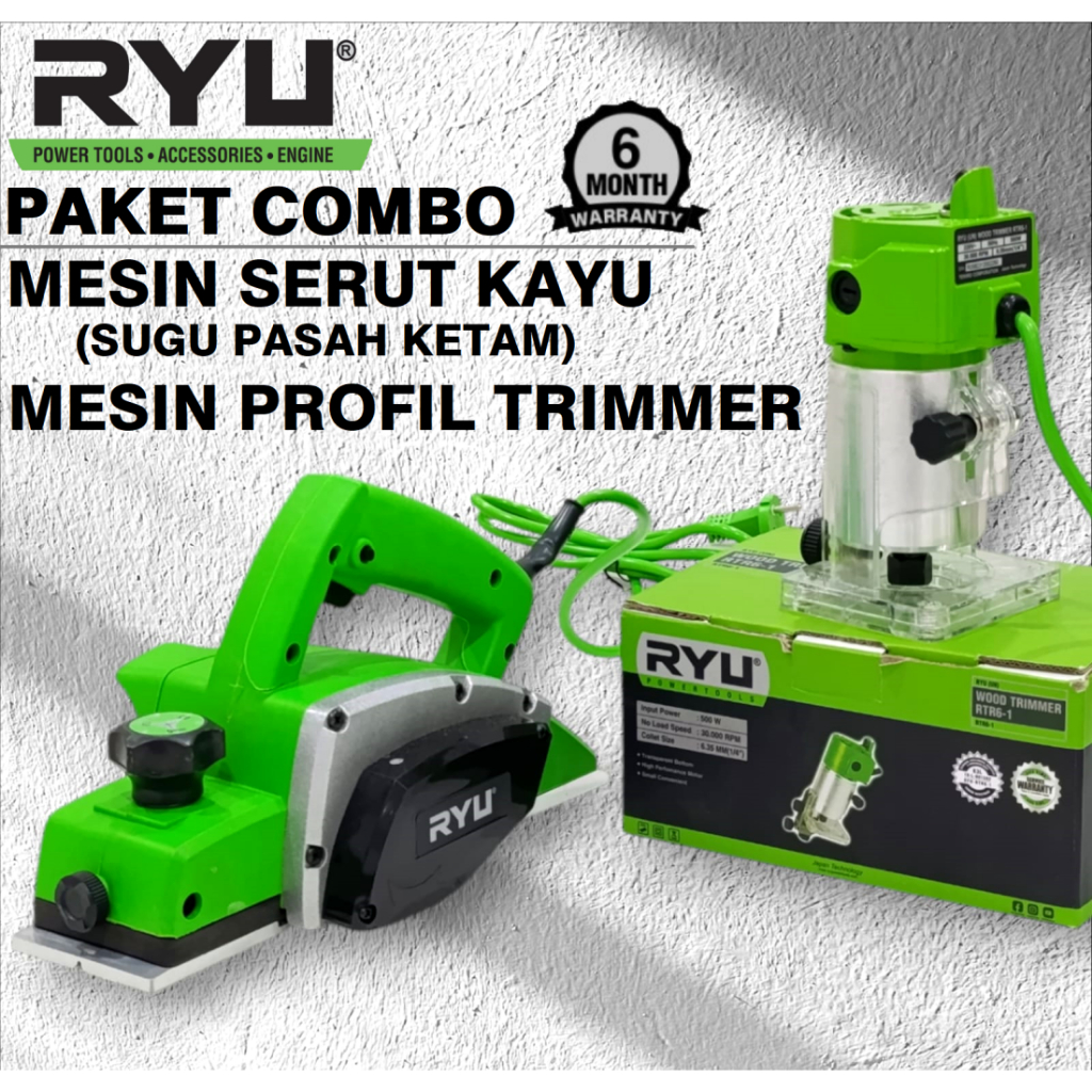 Jual Mesin Serut Kayu Planner Pasah Ketam Sugu RYU RPL 82-3A + Mesin ...