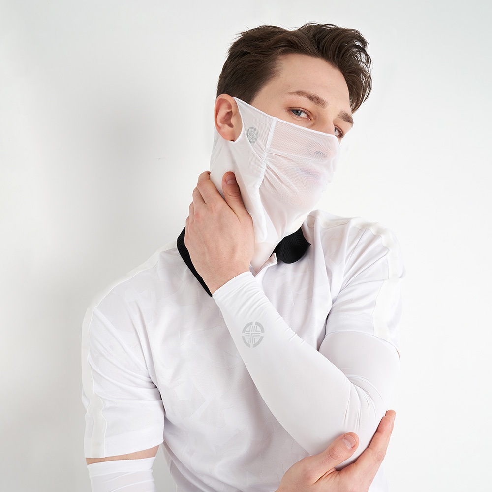 Jual Techskin UV Blocking Ear Hanging Cool Mesh Mask White | Shopee ...
