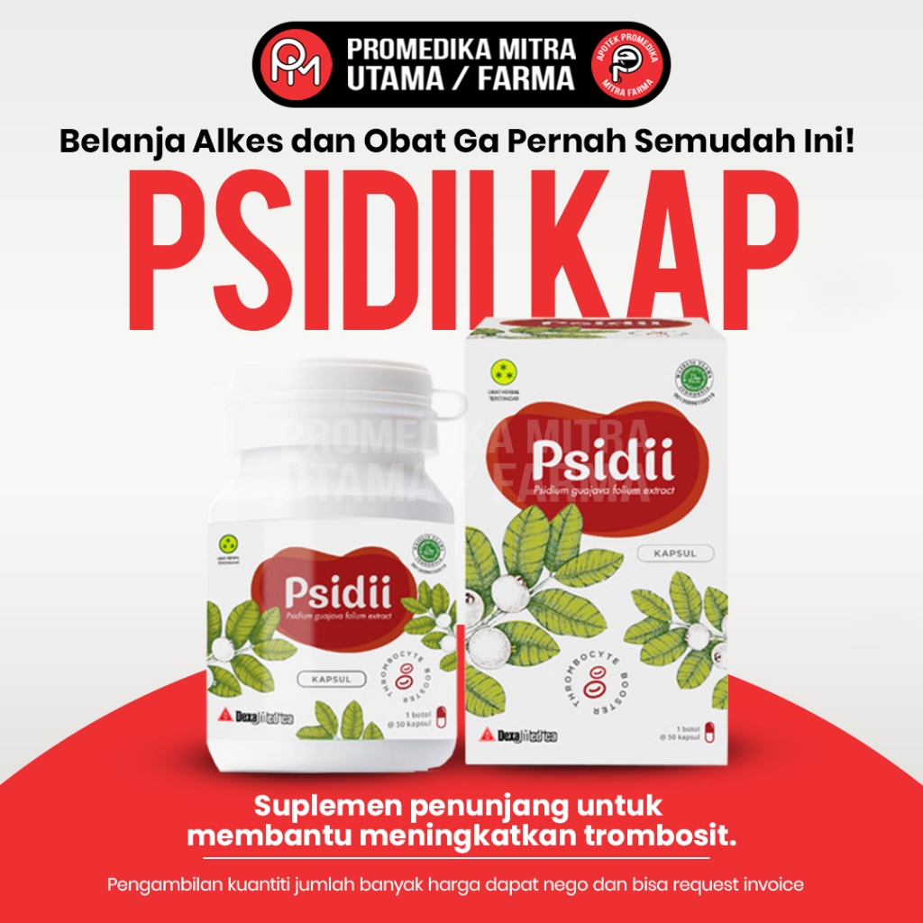 Jual PSIDII 50 Kapsul/Kapsul penambah trombosit/Botol | Shopee Indonesia