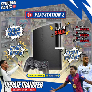 PlayStation 3 (PS3) 500GB 本体（Jual PS 3 Slim Terlengkap