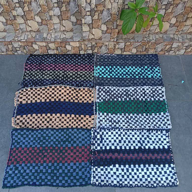 Jual Keset Anyam Kaki Tebal Kesed Tenun Anti Slip Murah | Shopee Indonesia