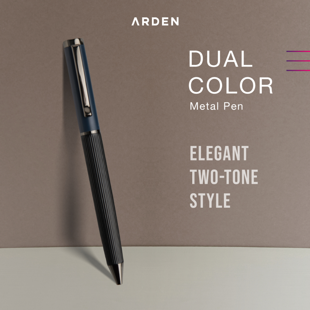 Jual ARDEN Dual Color Pen - Pulpen Bisnis Professional Ballpoint Metal ...