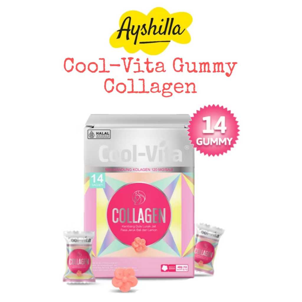 Jual Coolvita 1 Box Collagen Gummy Suplemen Rambut, Kuku, Kulit ...