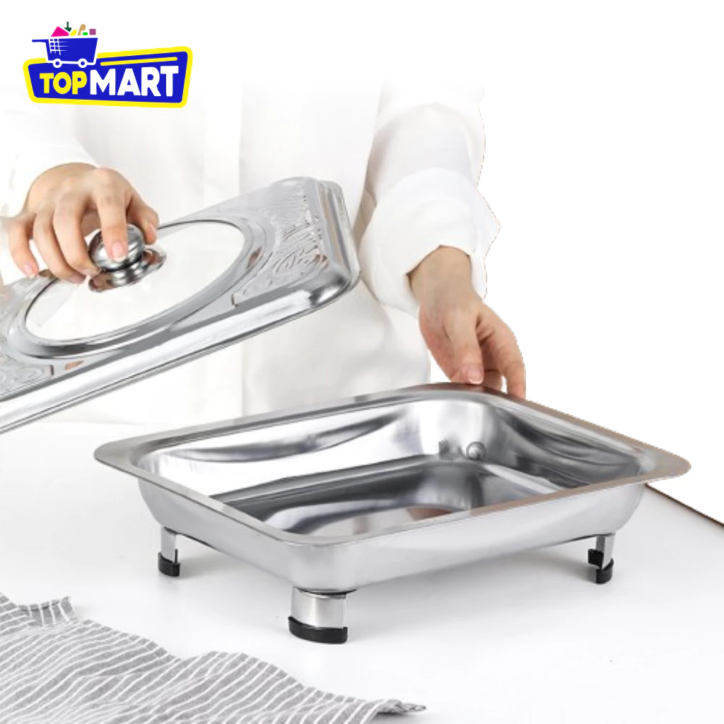 TOPMART Wadah Lauk Prasmanan Utama
