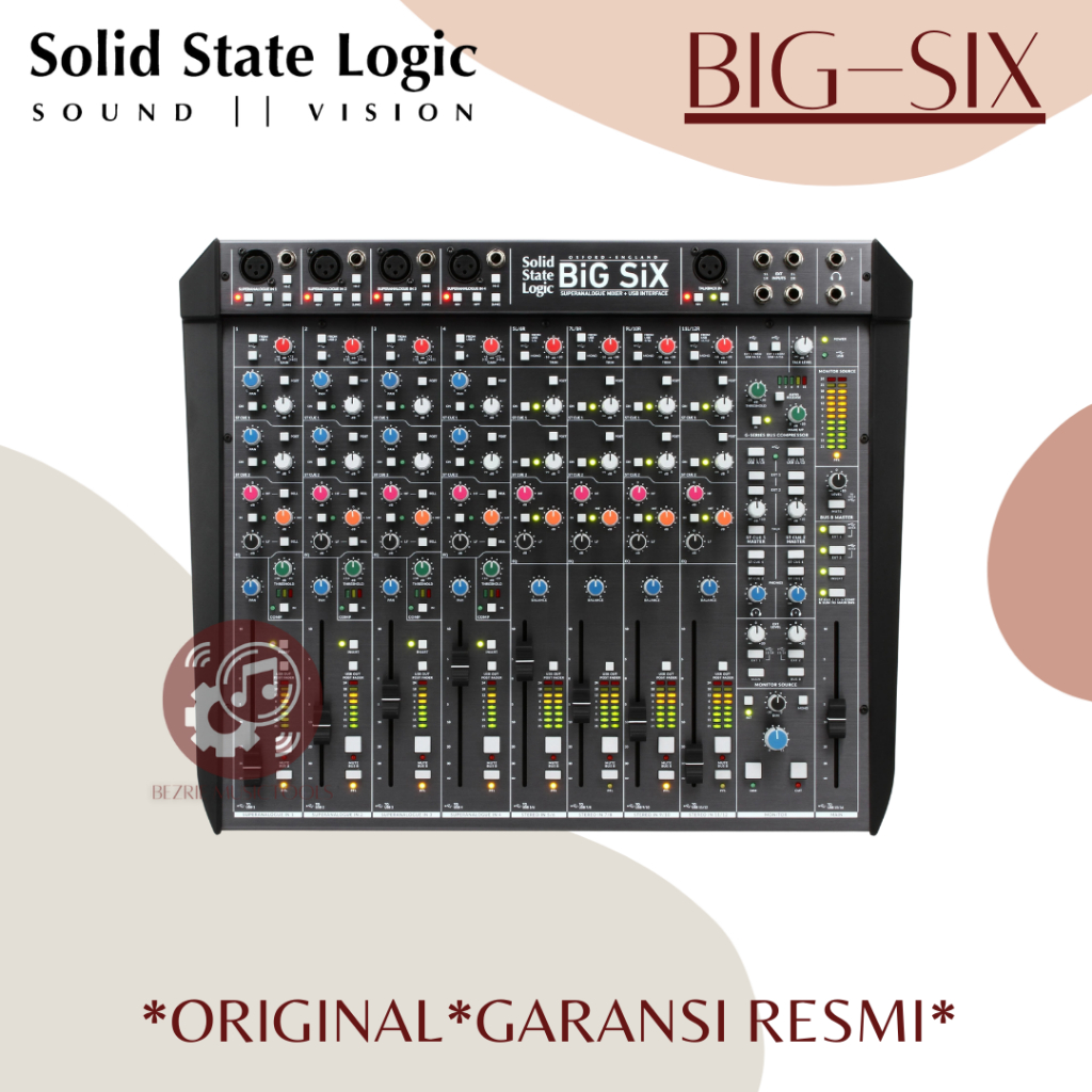 Jual Solid State Logic BiG SiX 18-input Desktop Analog Mixer and ...