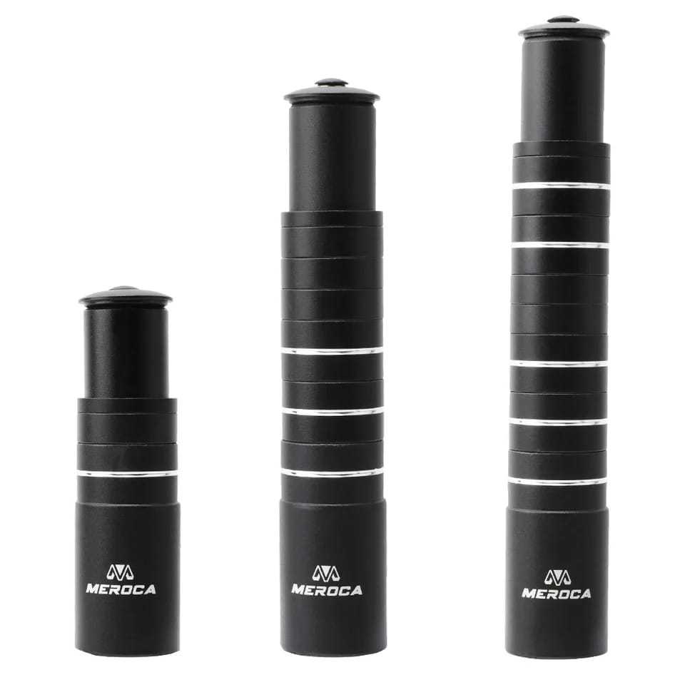Jual Meroca Extender Fork Peninggi Stang Sepeda Stem Stang OS Hitam 115 ...