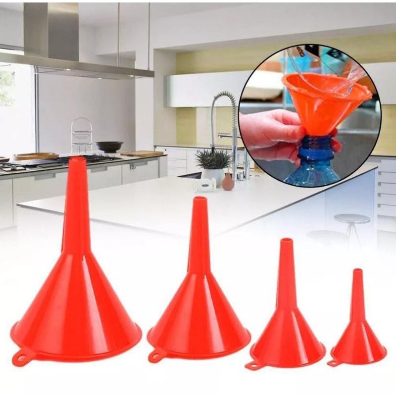 Jual Corong Plastik Multifungsi / Harga 1 Set Dapat 4 Ukuran Corong ...