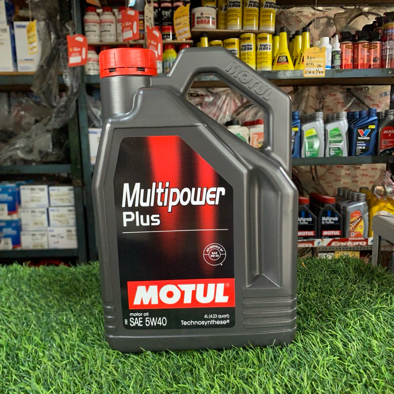 Jual OLI MESIN MOBIL MOTUL MULTI POWER PLUS SAE 5W-40 API SP FULL ...