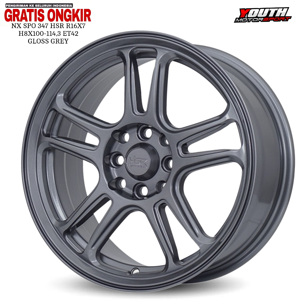 Jual Velg r16 hsr nx spo cocok untuk yaris,vios,jazz,baleno,avanza ...