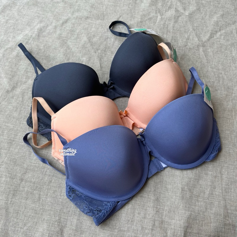 Jual [BUNDLE ISI 3] The C&A DEMI Side Lace Tshirt Bra Basic Lacey Bh ...