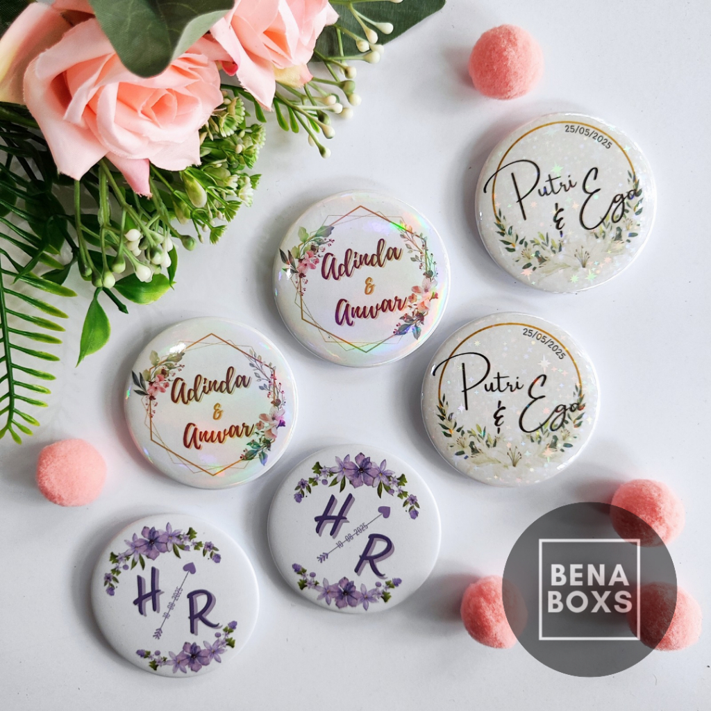 Jual Cetak Pin Plastik Besar 5,6 cm (DOFF/GLOSY) | Shopee Indonesia