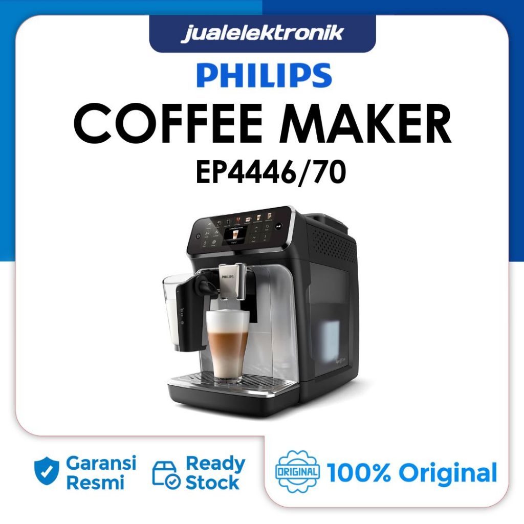 Jual Philips EP4446/70 Coffee Machine – Automatic Espresso Maker Black ...