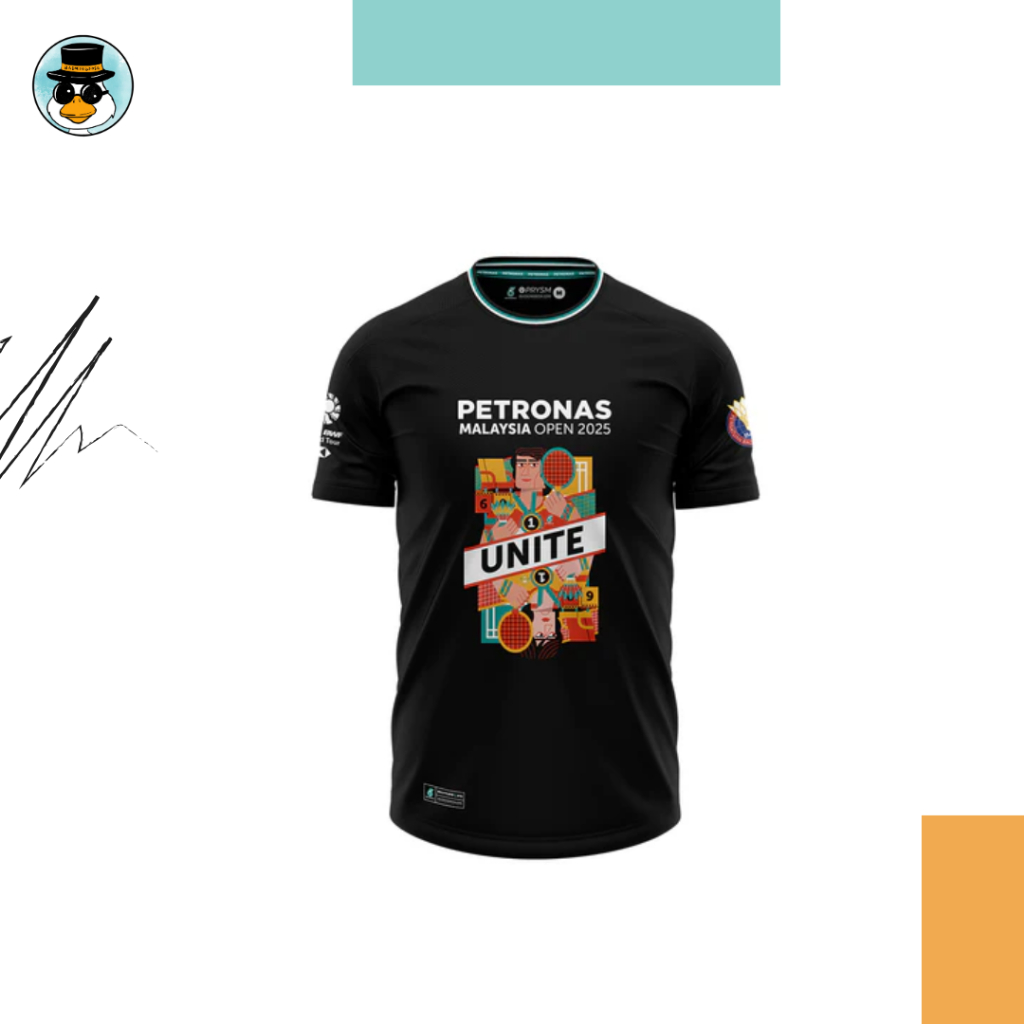 Jual Baju Kaos T Shirt PETRONAS MALAYSIA OPEN 2025 MERCH TEE