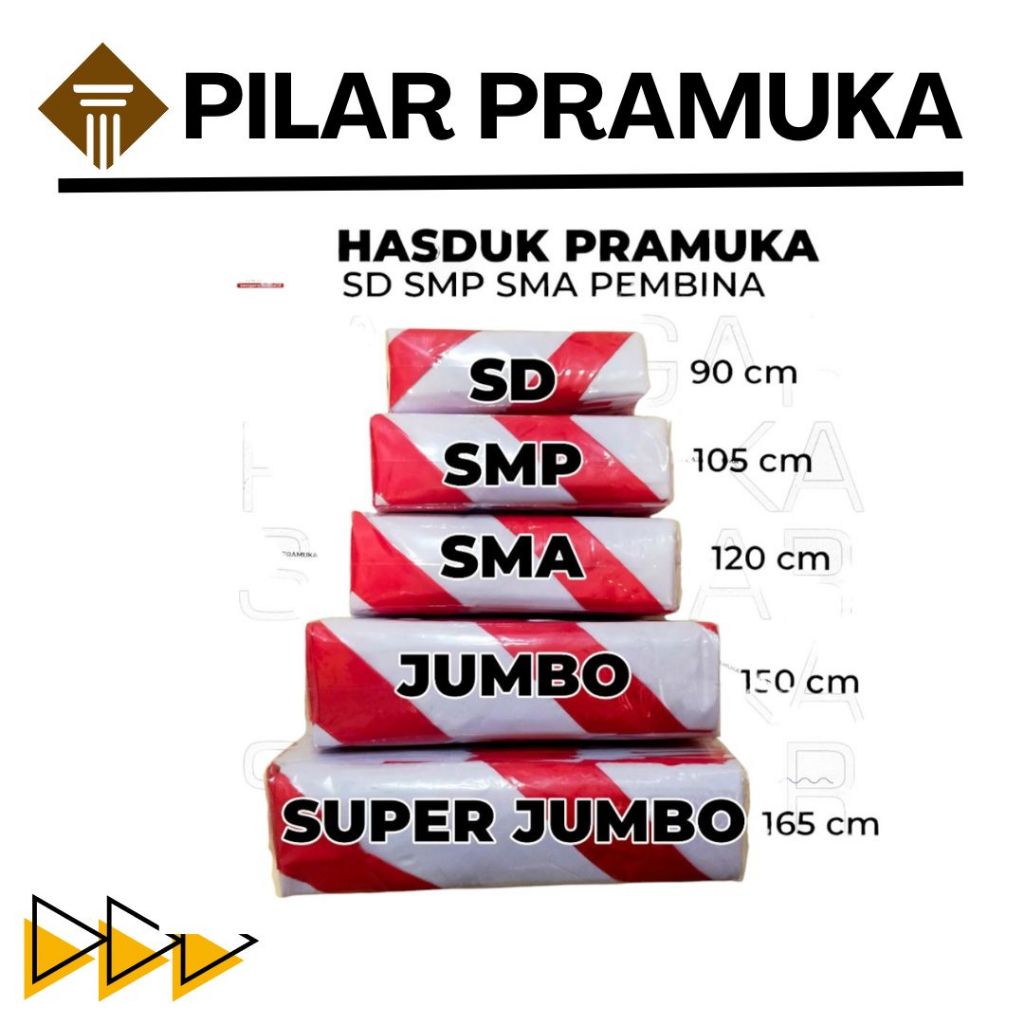 Jual Hasduk Pramuka SD SMP SMA Jumbo dan Super Jumbo | Shopee Indonesia