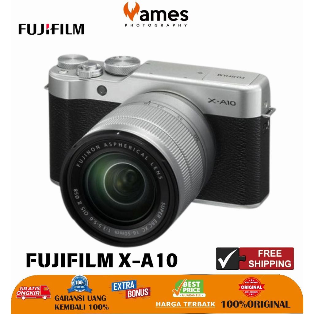 Jual FUJIFILM XA10 LENSA KIT 16-50MM F/3.5-5.6 KAMERA MIRRORLESS ...