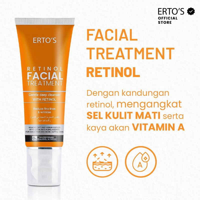 ERTO'S Facial Treatment Retinol Face Wash foto 1