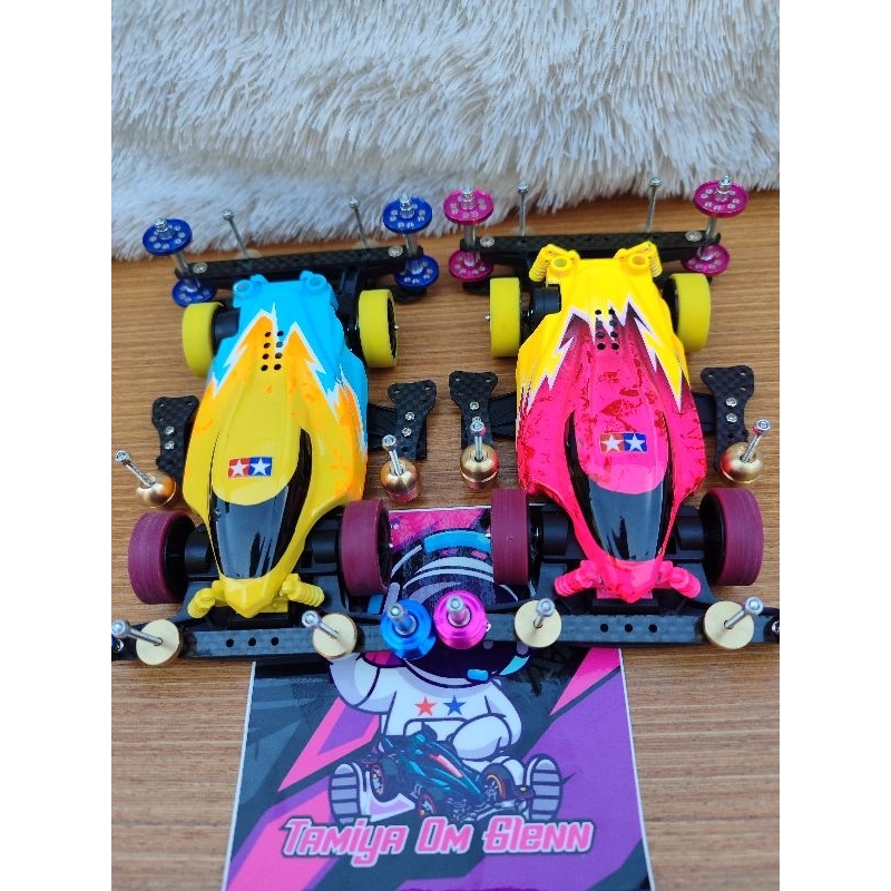 Jual Tamiya BMAX Damper Style Dual Ridge Custom paint Super 2 Carbon ...