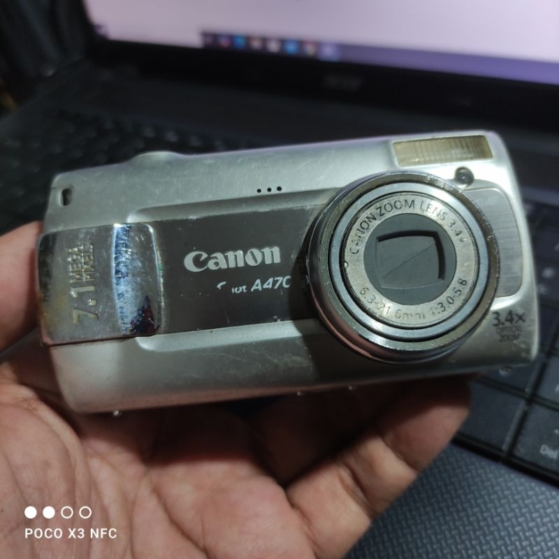 単三電池使用 動作確認済 Canon PowerShot A470 値下げ可 Canon PowerShot A470 7.1 MP Digital Camera for sale online | eBay