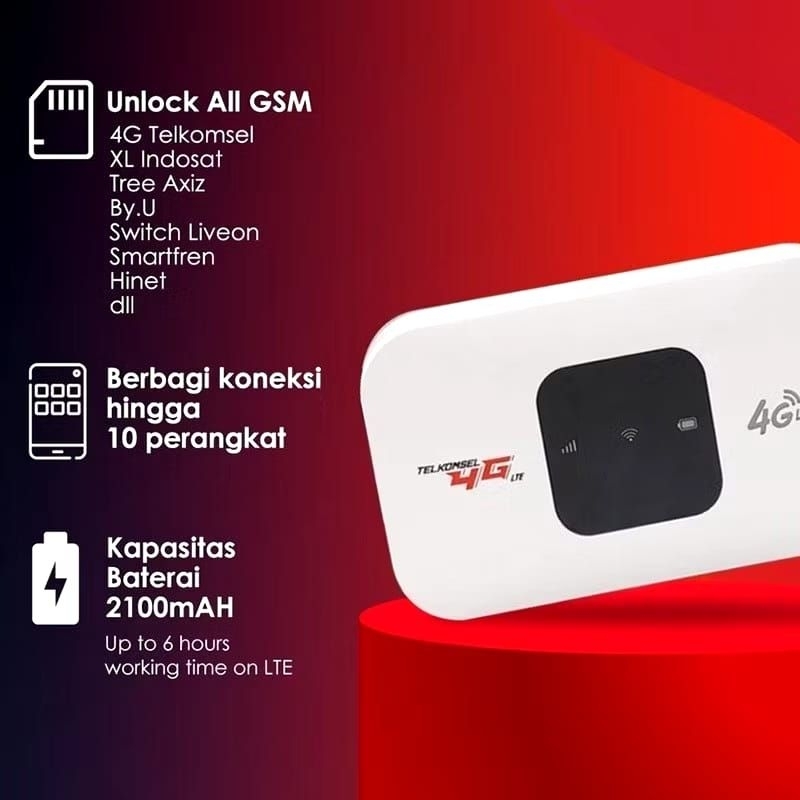 Jual Modem Mifi Wifi Sim Card Unlock 4G LTE 150 Mbps Kecepatan Tinggi ...