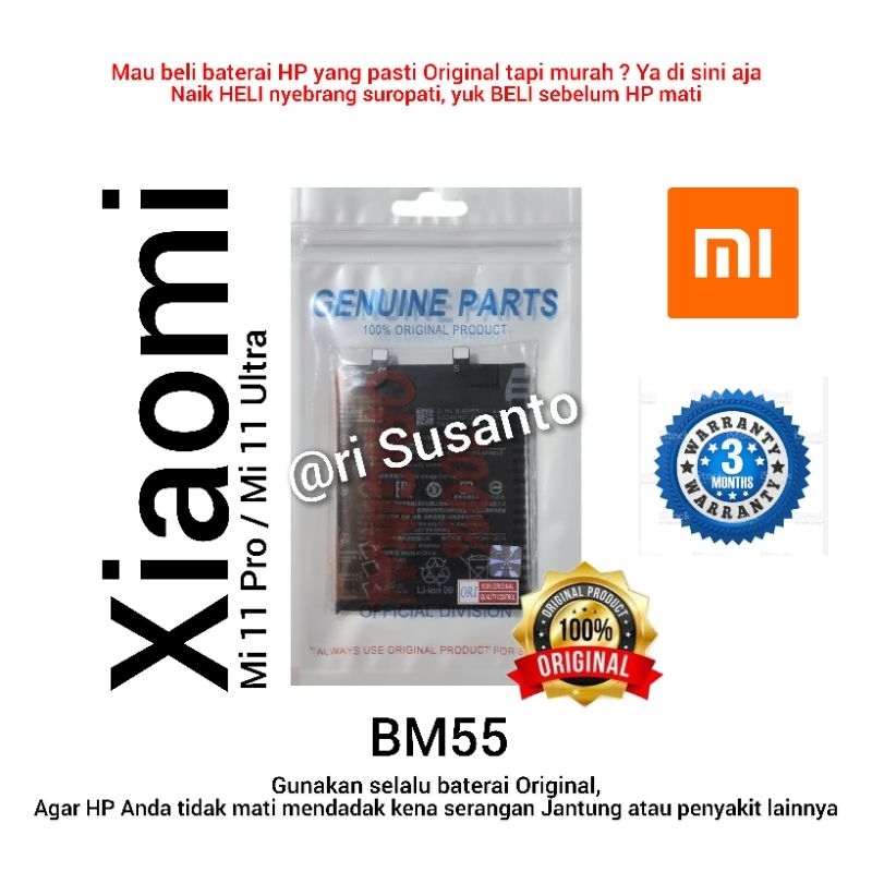 Batterie OEM Pour Xiaomi Mi 11 Ultra Et Mi 11 Pro (BM55) - Neuf Avec Outils