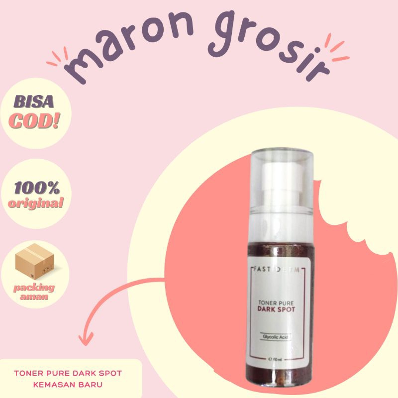 Jual (NEW) TONER PURE DARK SPOT, GLYCOLIC ACID FASTDERM 60ML | Shopee ...