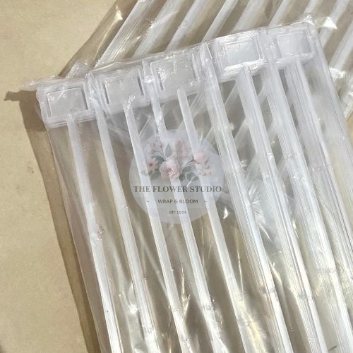 Jual [50 PCS] TERMURAH STICK KARTU PLASTIK BUKET BUNGA STICK FLOWER ...