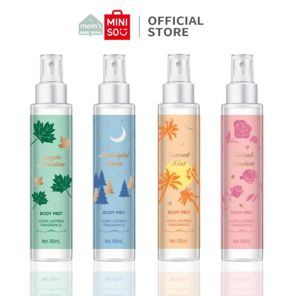 Jual MINISO Body Mist 100ML Parfum Fragrance Mist Perfume Spray Wanita ...
